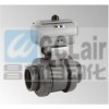 Q611F,Q661F，氣動塑料球閥RPP,UPVC,PVDF