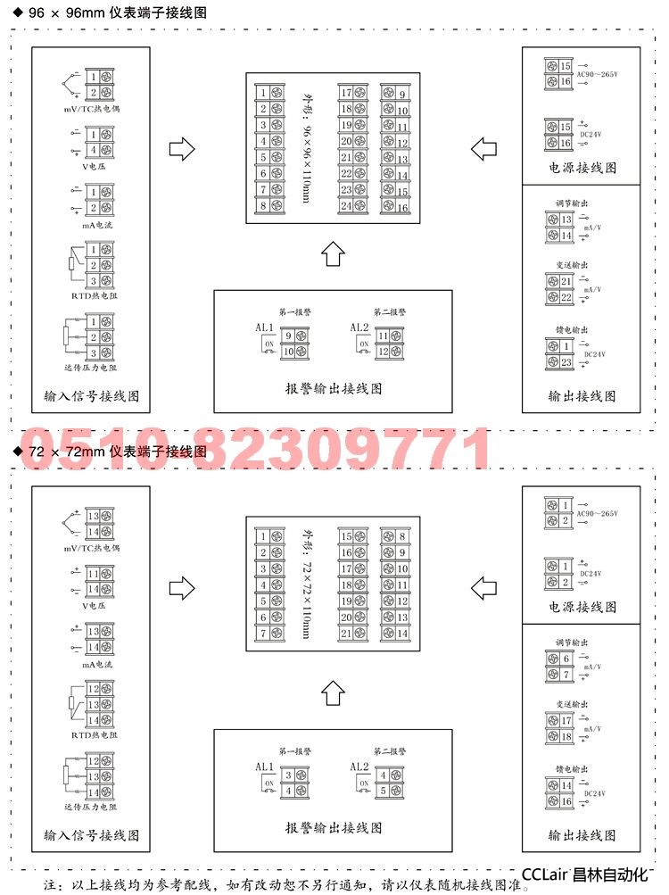 XWP-NTX805 XWP-NTX815 XWP-NTX825 智能控制儀