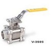 V-358S，承插焊三片式全徑球閥