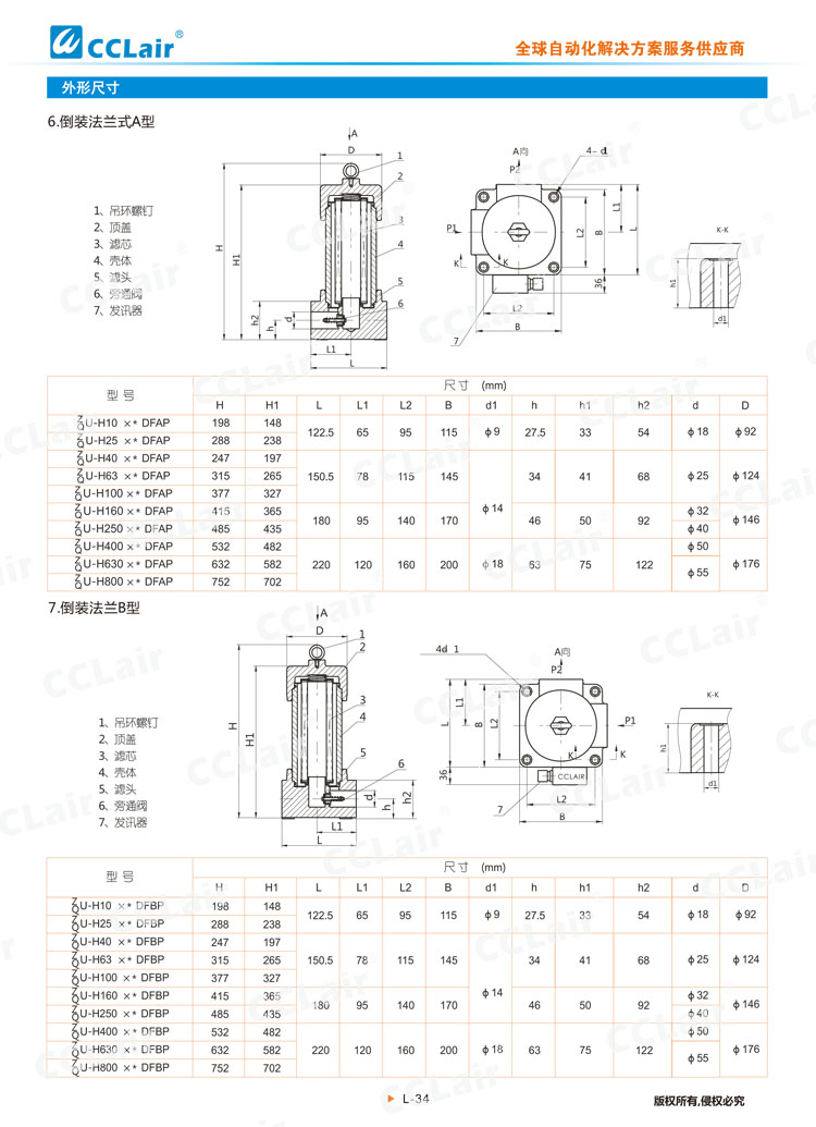 ZU-H、QU-H系列壓力管路過濾器-6