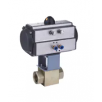 KHB-G1/8/1/4/3/8/1/2/3/4/1/11/4/11/2/2-QH，KHB/KHM系列帶氣執(zhí)行器高壓球閥